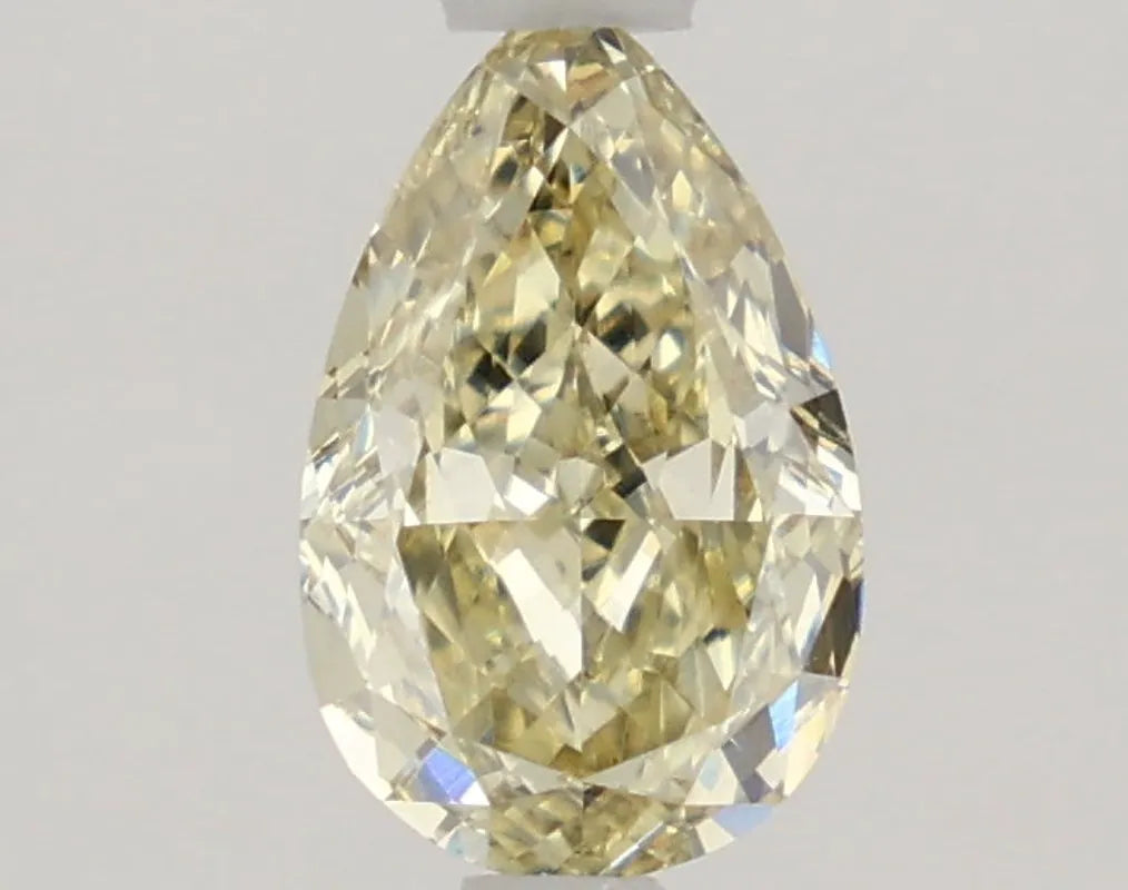 DovEggs 1.240ct Pear F.V.Yellow VS1-LAB GROWN DIAMOND-LKJ04A17