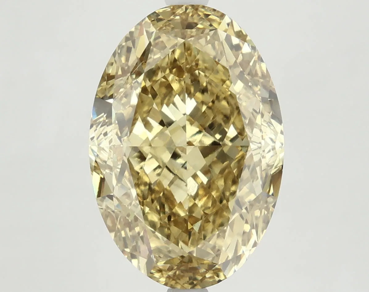 DovEggs 8.130ct Oval F.V.Yellow VS2-LAB GROWN DIAMOND-LKF05A2