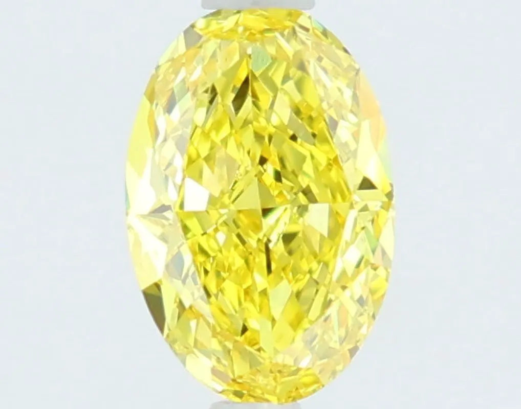 DovEggs 1.270ct Oval F.V.Yellow VS1-LAB GROWN DIAMOND-LSJ02E2