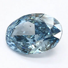 DovEggs 1.500ct Oval F.V.Blue SI1-LAB GROWN DIAMOND-LAD29A2