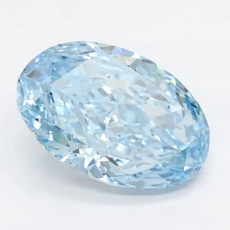 DovEggs 1.650ct Oval Blue SI1-LAB GROWN DIAMOND-LGS411184