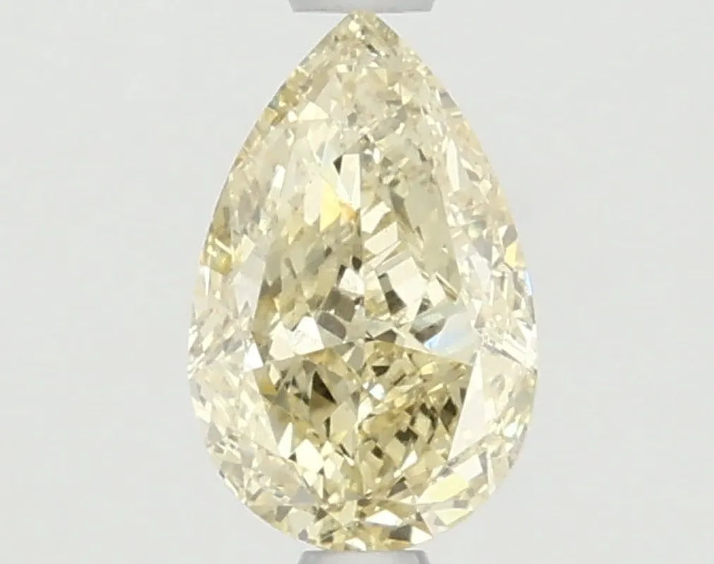 DovEggs 1.100ct Pear F.I.Yellow VS1-LAB GROWN DIAMOND-LKJ10A80