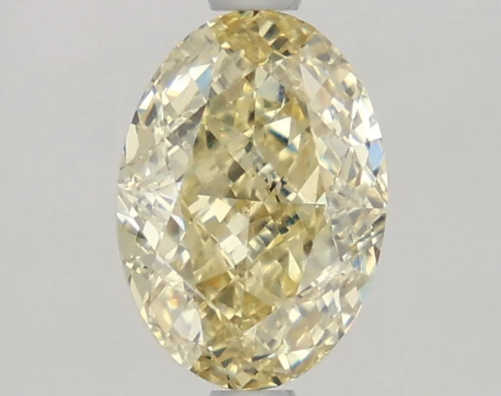 DovEggs 1.580ct Oval F.I.Yellow VS1-LAB GROWN DIAMOND-LKJ06A64