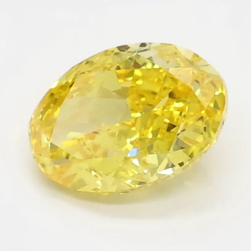 DovEggs 0.950ct Oval F.V.Yellow VS1-LAB GROWN DIAMOND-LGS410439