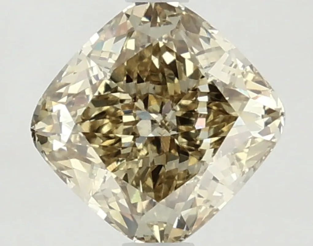 DovEggs 1.740ct Cushion F.V.Yellow VS1-LAB GROWN DIAMOND-LKJ11A23