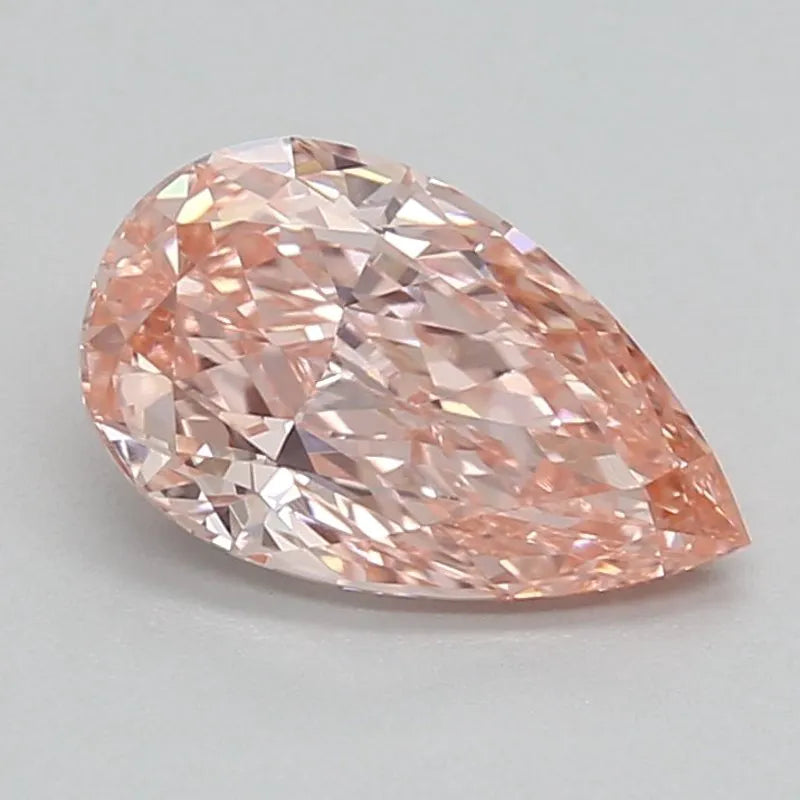 DovEggs 0.930ct Pear F.V.Pink VS1-LAB GROWN DIAMOND-LKP90A47