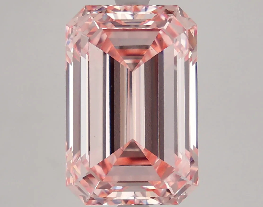 DovEggs 7.100ct Emerald F.I.Pink VS2-LAB GROWN DIAMOND-LFE76A24