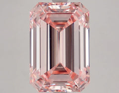 DovEggs 7.100ct Emerald F.I.Pink VS2-LAB GROWN DIAMOND-LFE76A24