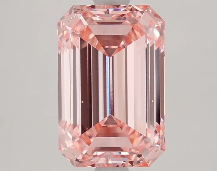 DovEggs 3.330ct Emerald F.I.Pink VVS2-LAB GROWN DIAMOND-LFE71A130
