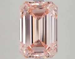 DovEggs 5.050ct Emerald F.I.Pink VVS2-LAB GROWN DIAMOND-LFE54A10