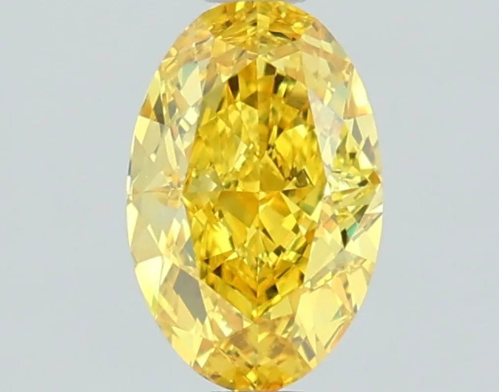 DovEggs 1.090ct Oval F.V.Yellow VVS1-LAB GROWN DIAMOND-LSJ04A7