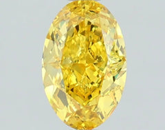 DovEggs 1.090ct Oval F.V.Yellow VVS1-LAB GROWN DIAMOND-LSJ04A7