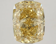 DovEggs 4.190ct Cushion F.I.Yellow VS1-LAB GROWN DIAMOND-LKJ03A2