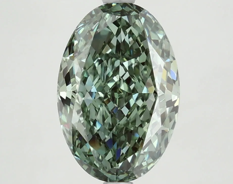 DovEggs 3.270ct Oval F.V.Green VS1-LAB GROWN DIAMOND-LFE97A27
