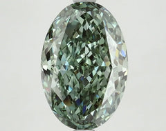 DovEggs 3.270ct Oval F.V.Green VS1-LAB GROWN DIAMOND-LFE97A27