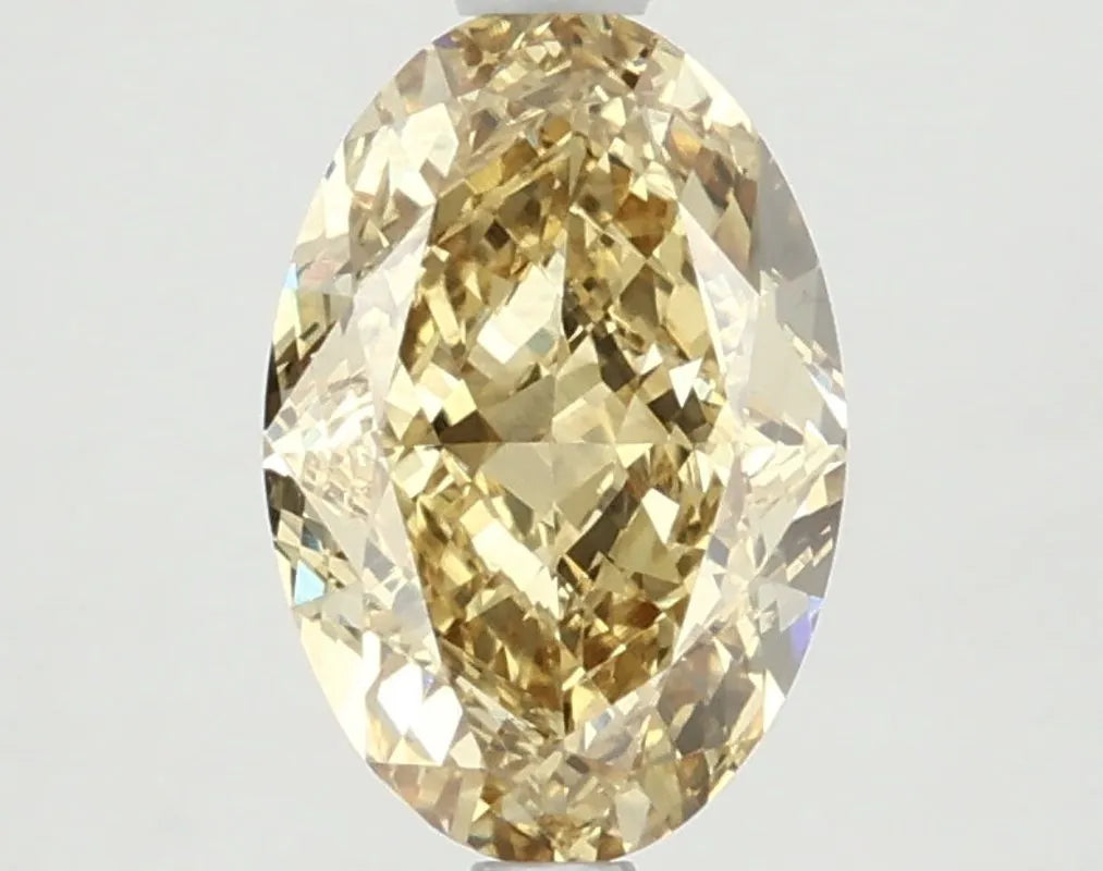 DovEggs 2.330ct Oval F.V.Yellow VS1-LAB GROWN DIAMOND-LKJ13A100