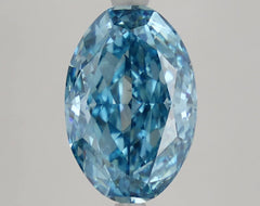 DovEggs 3.580ct Oval F.V.Blue VS2-LAB GROWN DIAMOND-LEF50A1