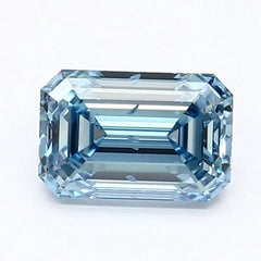 DovEggs 1.000ct Emerald F.V.Blue SI1-LAB GROWN DIAMOND-LET115F15