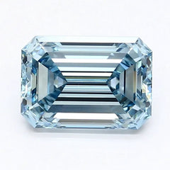 DovEggs 1.790ct Emerald F.I.Blue VS1-LAB GROWN DIAMOND-LET87D200