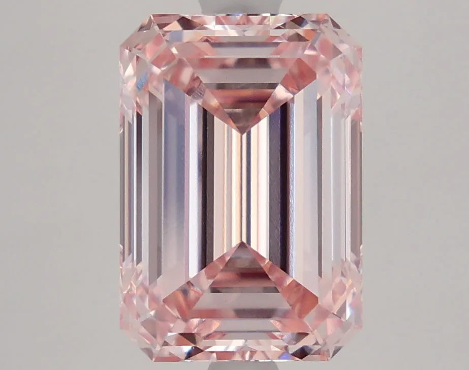 DovEggs 4.040ct Emerald F.I.Pink VVS2-LAB GROWN DIAMOND-LFD19A10