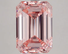 DovEggs 7.250ct Emerald F.I.Pink VVS2-LAB GROWN DIAMOND-LHD82A3