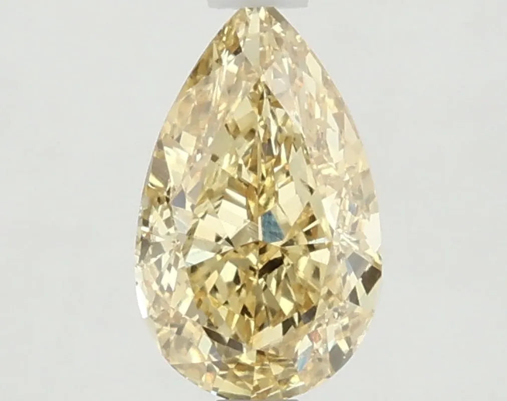 DovEggs 1.410ct Pear F.V.Yellow VVS2-LAB GROWN DIAMOND-LKJ13A117