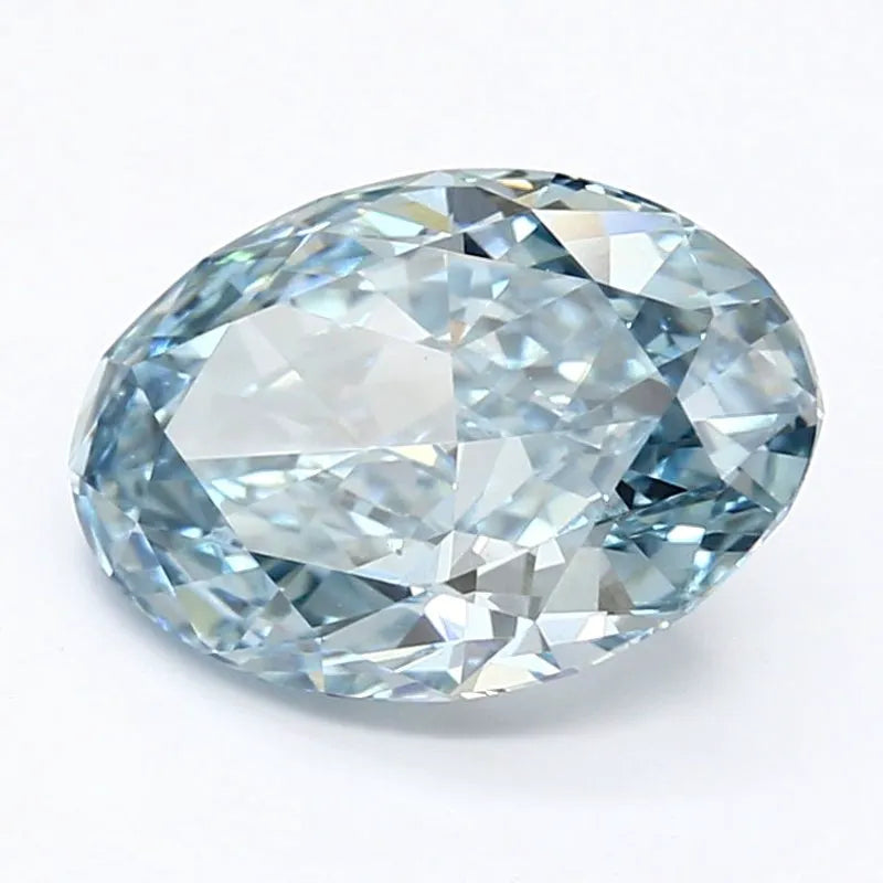 DovEggs 2.540ct Oval F.V.Blue VS1-LAB GROWN DIAMOND-LET83C12