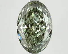 DovEggs 3.520ct Oval F.V.Green VS1-LAB GROWN DIAMOND-LFE73A5