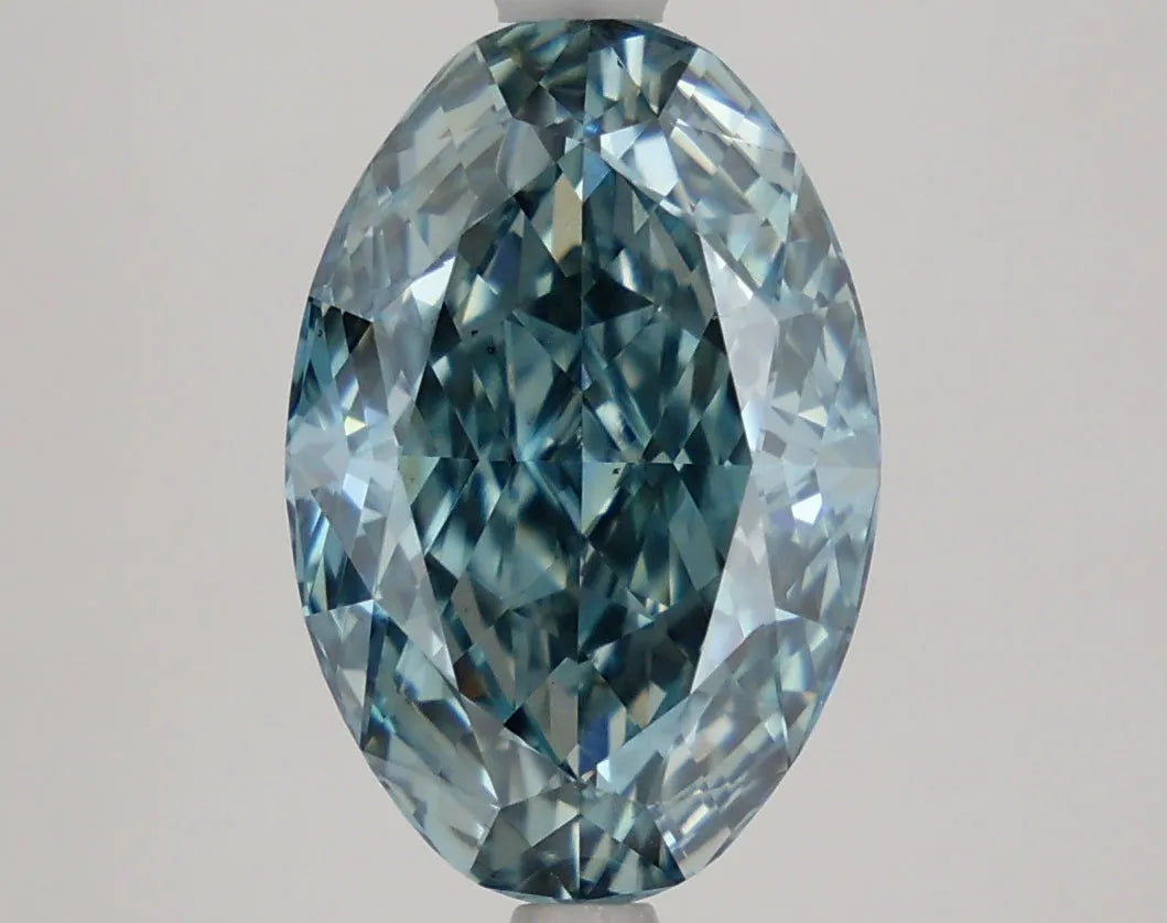 DovEggs 3.730ct Oval F.V.Blue VS2-LAB GROWN DIAMOND-LEF121A5