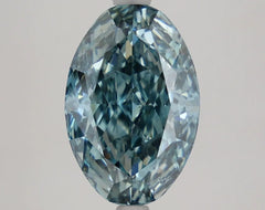 DovEggs 3.730ct Oval F.V.Blue VS2-LAB GROWN DIAMOND-LEF121A5