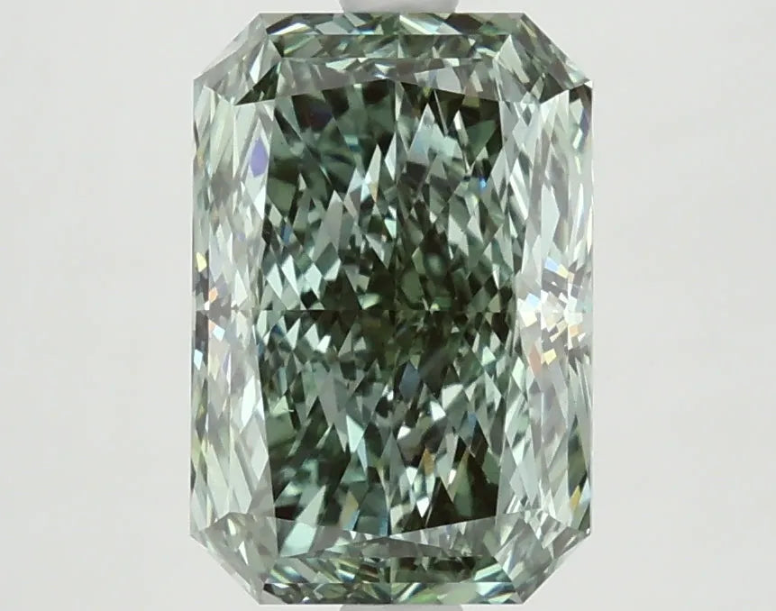 DovEggs 2.860ct Radiant F.V.Green VS1-LAB GROWN DIAMOND-LFE96A2