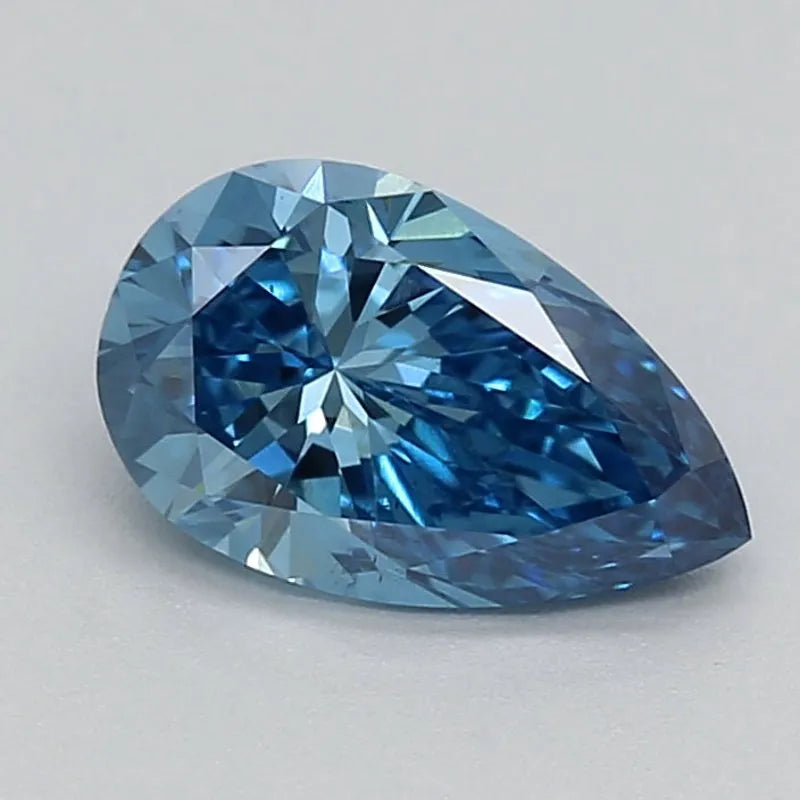 DovEggs 0.850ct Pear F.V.Blue VS2-LAB GROWN DIAMOND-LEF74A19