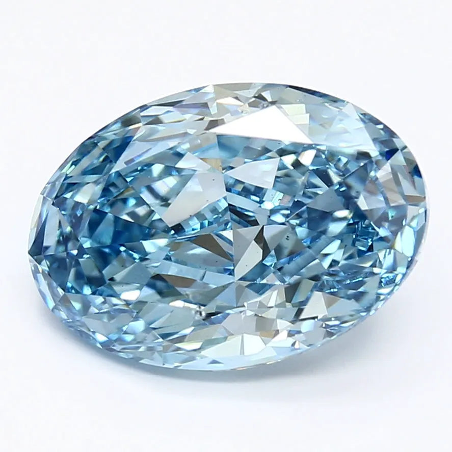 DovEggs 4.170ct Oval F.V.Blue VS2-LAB GROWN DIAMOND-LHQ27C2