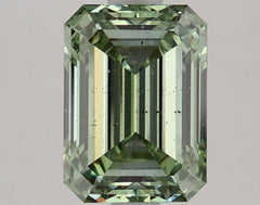 DovEggs 2.140ct Emerald F.V.Green SI1-LAB GROWN DIAMOND-LEP185A9