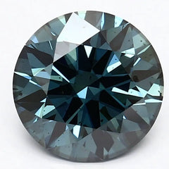 DovEggs 2.510ct Round F.Dp.Blue SI2-LAB GROWN DIAMOND-LGS301832