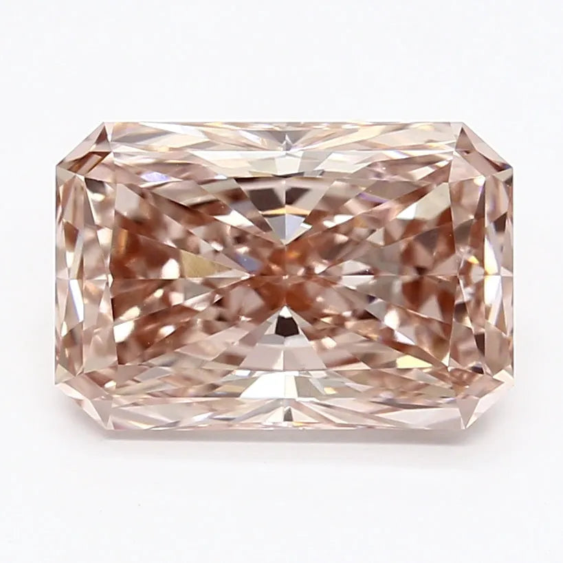 DovEggs 2.790ct Radiant F.I.Br.Pink VS1-LAB GROWN DIAMOND-LEK14F3