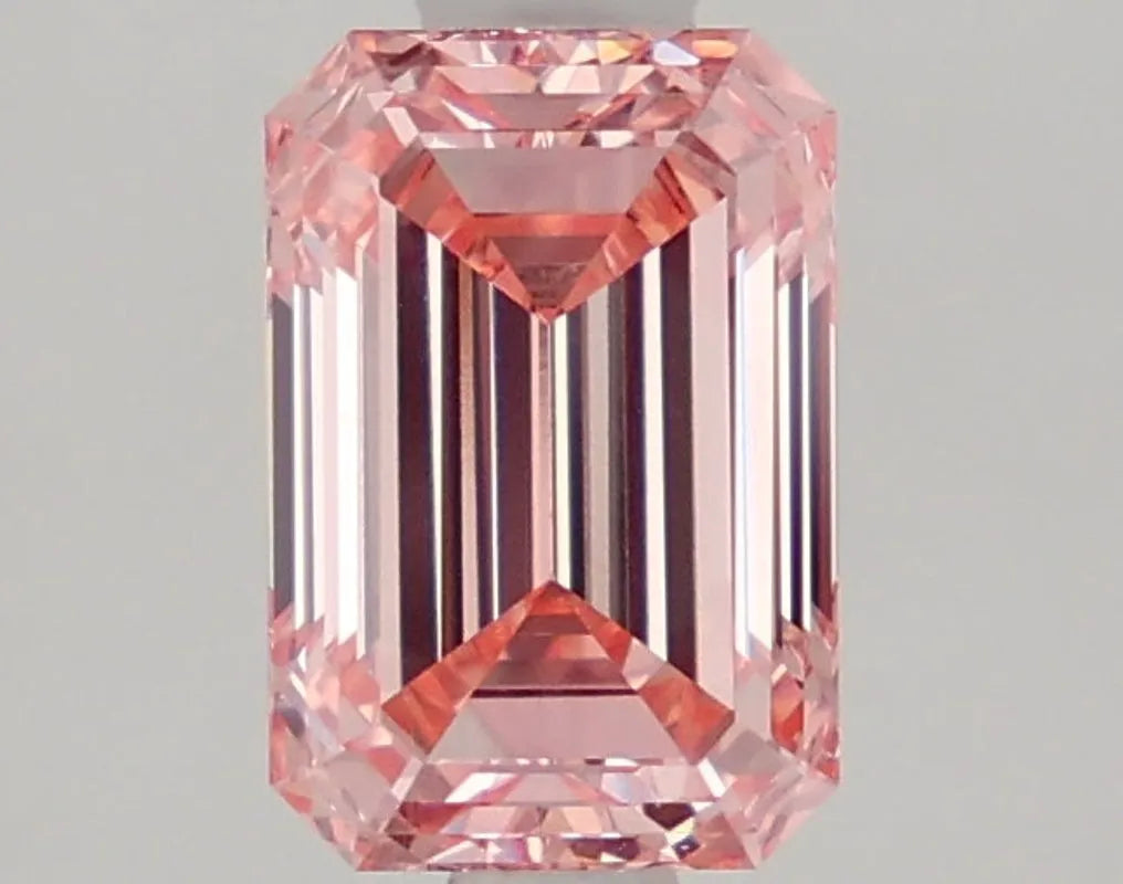DovEggs 1.410ct Emerald F.I.Pink VVS2-LAB GROWN DIAMOND-LGS601227