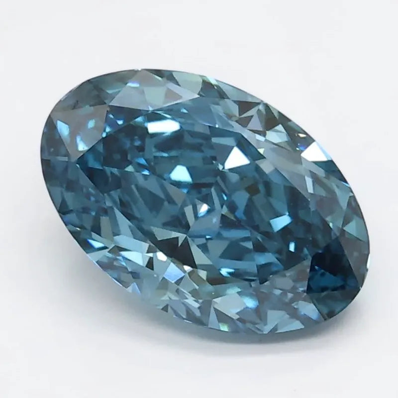 DovEggs 1.720ct Oval Blue VS1-LAB GROWN DIAMOND-LGS410458