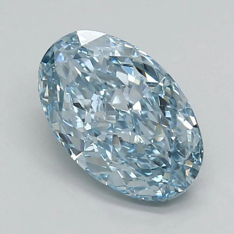 DovEggs 2.020ct Oval F.V.Blue VS1-LAB GROWN DIAMOND-LEF132A68