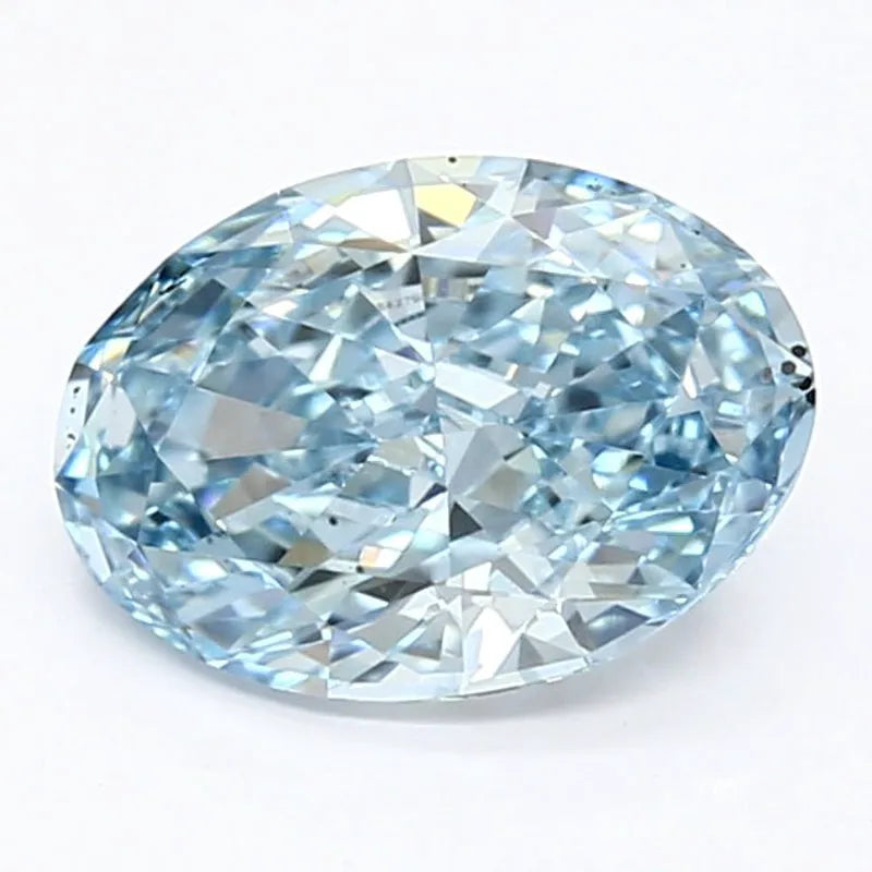 DovEggs 1.400ct Oval F.V.Blue VS2-LAB GROWN DIAMOND-LEL05M11