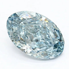 DovEggs 2.210ct Oval F.V.Blue VS2-LAB GROWN DIAMOND-LET92D1