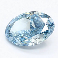DovEggs 2.740ct Oval F.V.Blue VS2-LAB GROWN DIAMOND-LET100A5