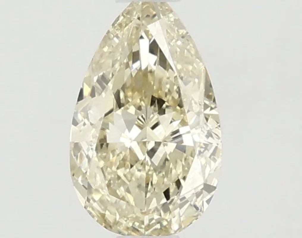 DovEggs 1.040ct Pear F.Yellow VVS2-LAB GROWN DIAMOND-LKJ05A42