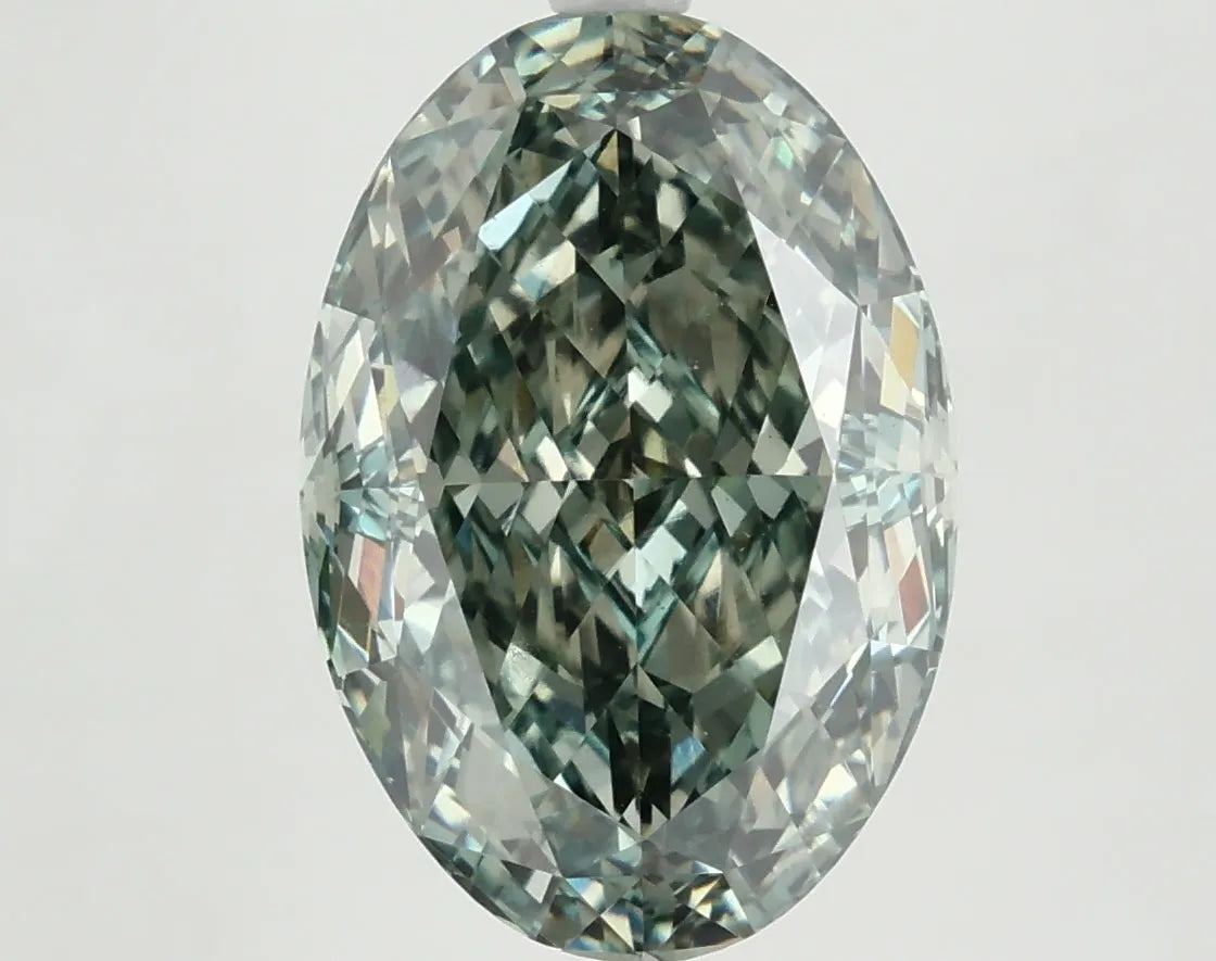 DovEggs 6.320ct Oval F.V.Green VS1-LAB GROWN DIAMOND-LKF02A5