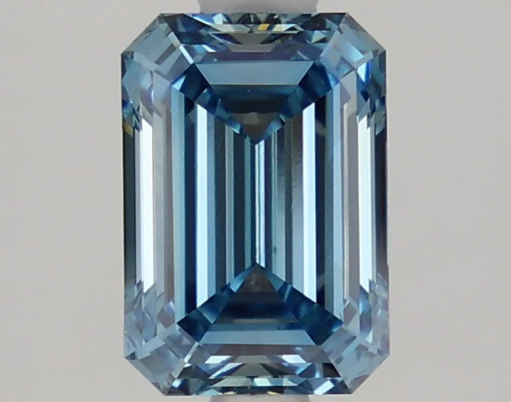 DovEggs 1.700ct Emerald F.V.Blue VS2-LAB GROWN DIAMOND-LKP42A18