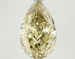 DovEggs 3.160ct Pear F.V.Yellow VVS2-LAB GROWN DIAMOND-LKF05A24