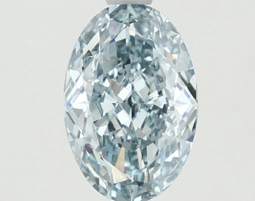 DovEggs 1.580ct Oval F.I.Green Blue VS1-LAB GROWN DIAMOND-LKL05A16
