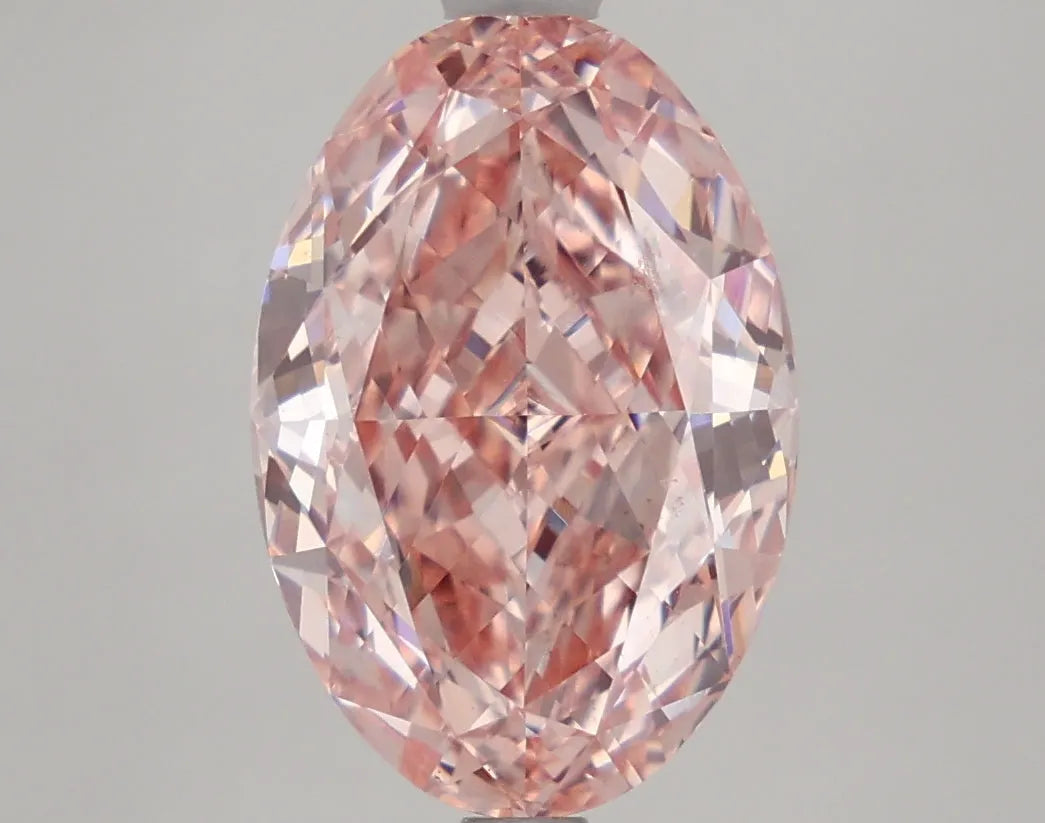 DovEggs 4.260ct Oval F.V.Pink VS1-LAB GROWN DIAMOND-LFE81A21