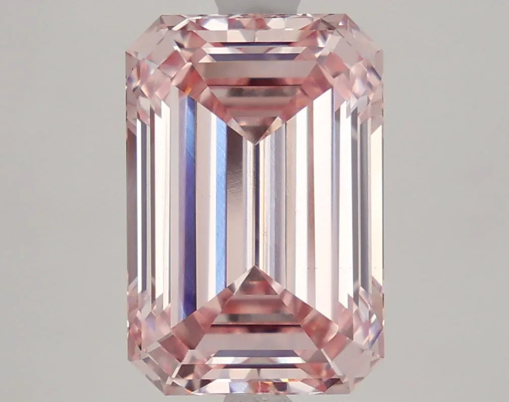DovEggs 5.080ct Emerald F.I.Pink VS1-LAB GROWN DIAMOND-LEK74A271
