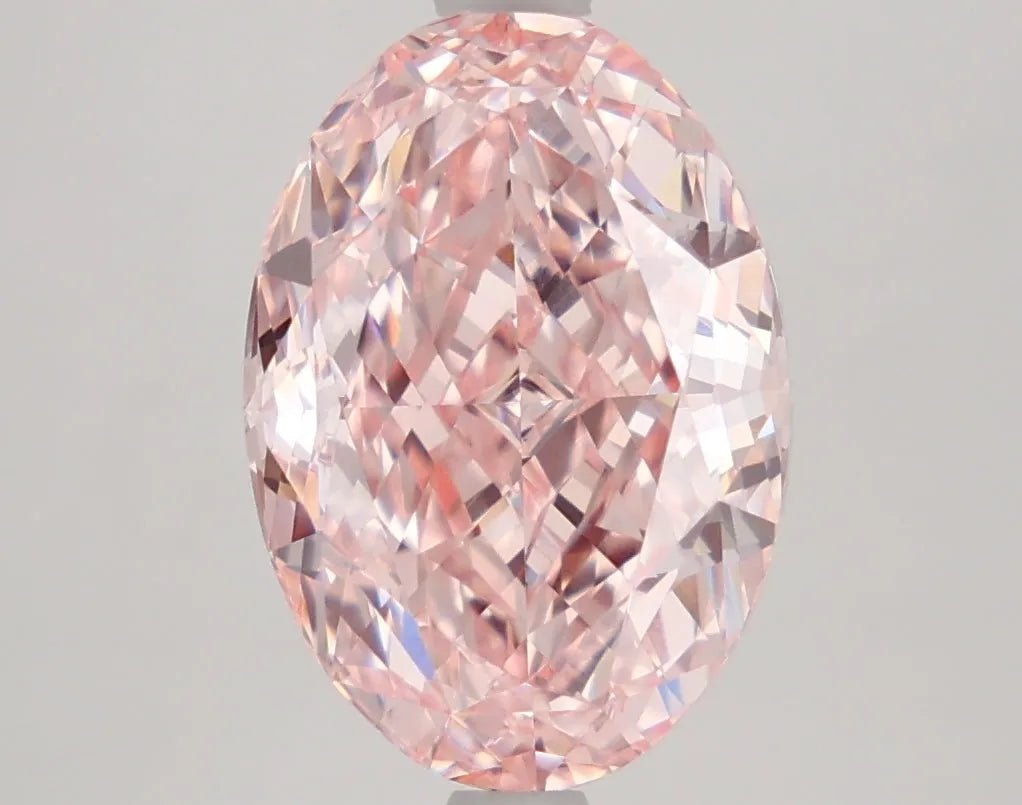 DovEggs 4.200ct Oval Step F.V.Pink VVS2-LAB GROWN DIAMOND-LFE86A12